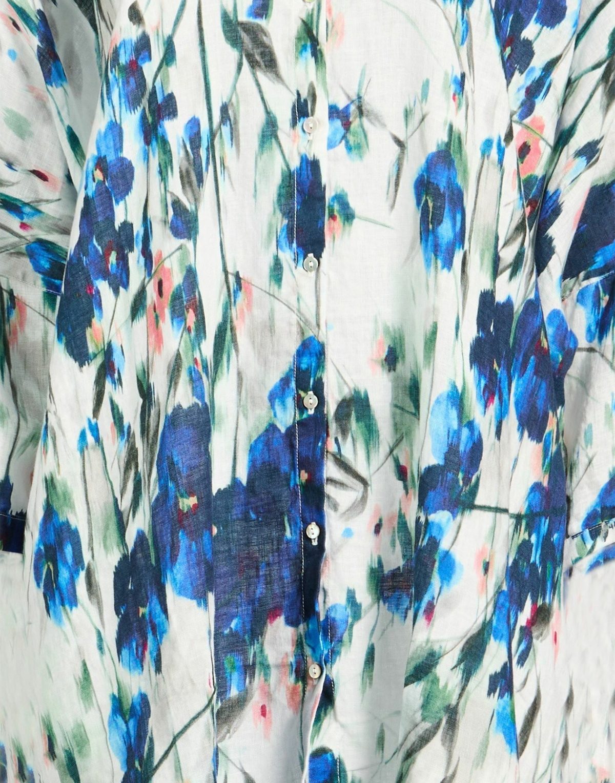 120% Lino Womens Shirt in Off white