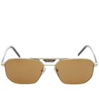 Prada Eyewear Men's PR 58YS Sunglasses in Brown