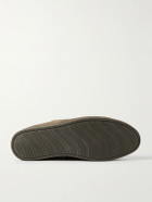 Stòffa - Suede Slippers - Brown