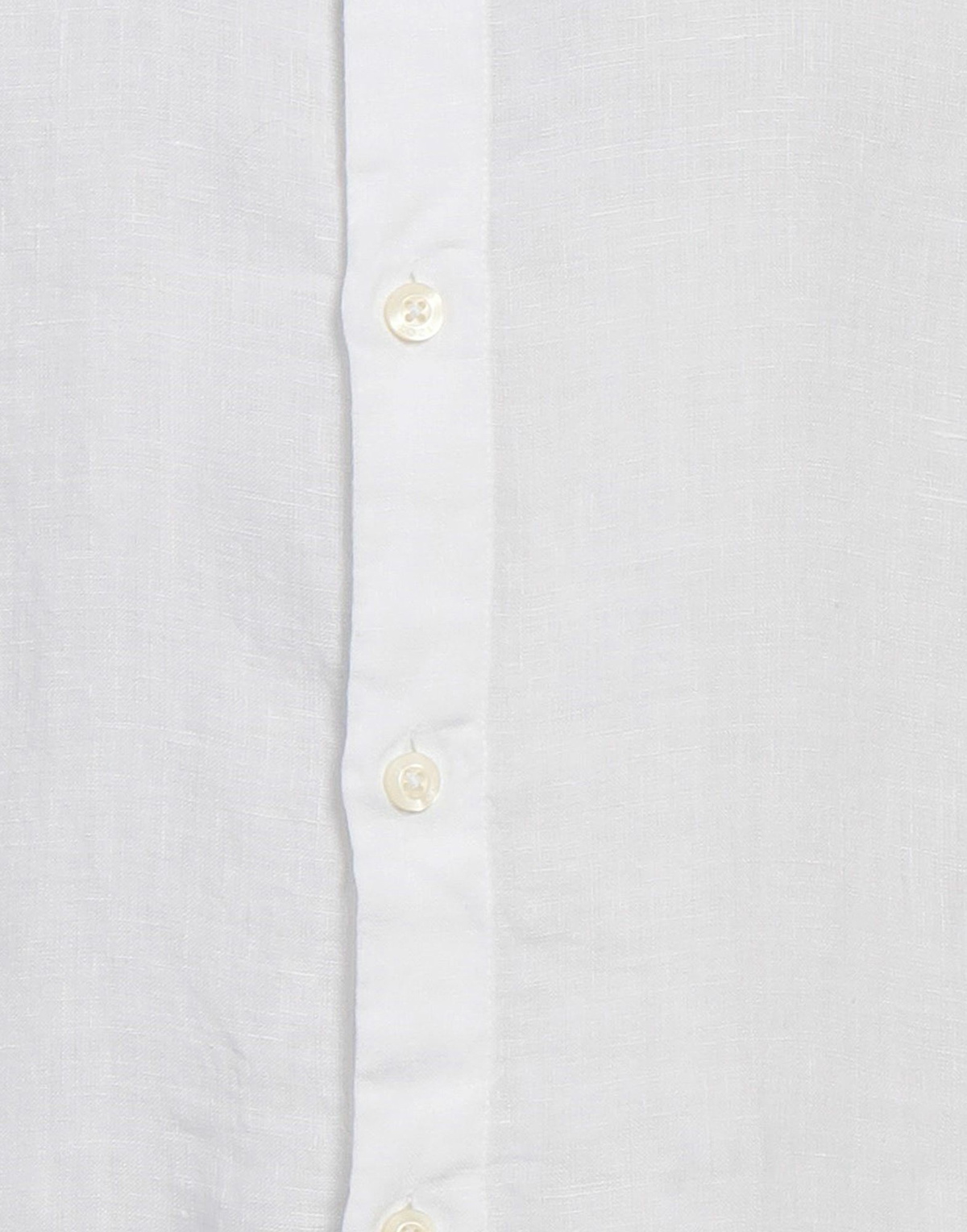 120% Lino Mens Shirt in White