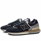 New Balance Men's U574LGBN Sneakers in Blue Navy