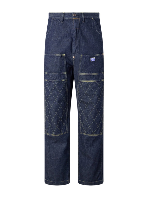 Photo: KAPITAL - Lumber Straight-Leg Panelled Jeans - Blue