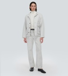 Lemaire Turtleneck cotton jersey top