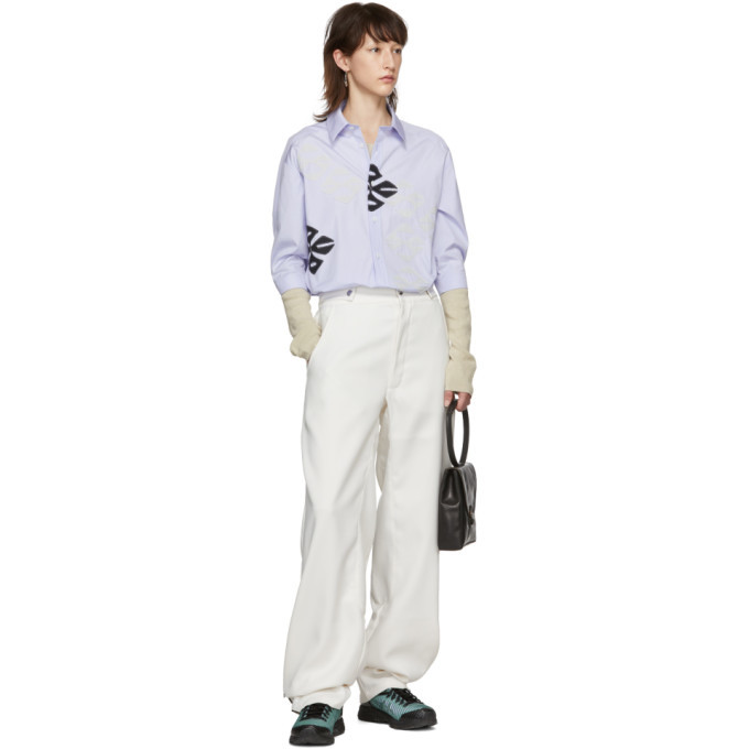 Kiko Kostadinov Off-White Tajima Trousers Kiko Kostadinov