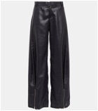 Didu Zip-detail silk wide-leg pants