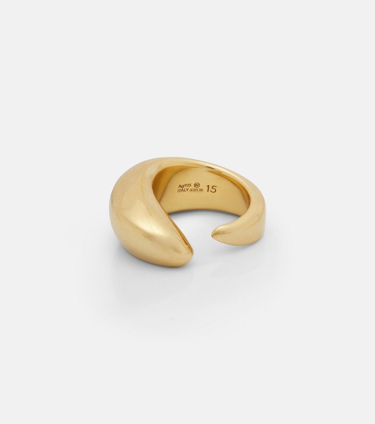 Bottega Veneta Prisma gold-plated sterling silver ring