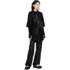 Rick Owens Moncler + Rick Owens Black Drawstring Sweatpants