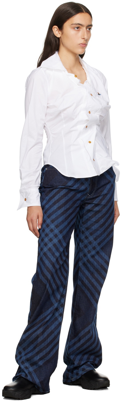 Vivienne Westwood White Drunken Shirt