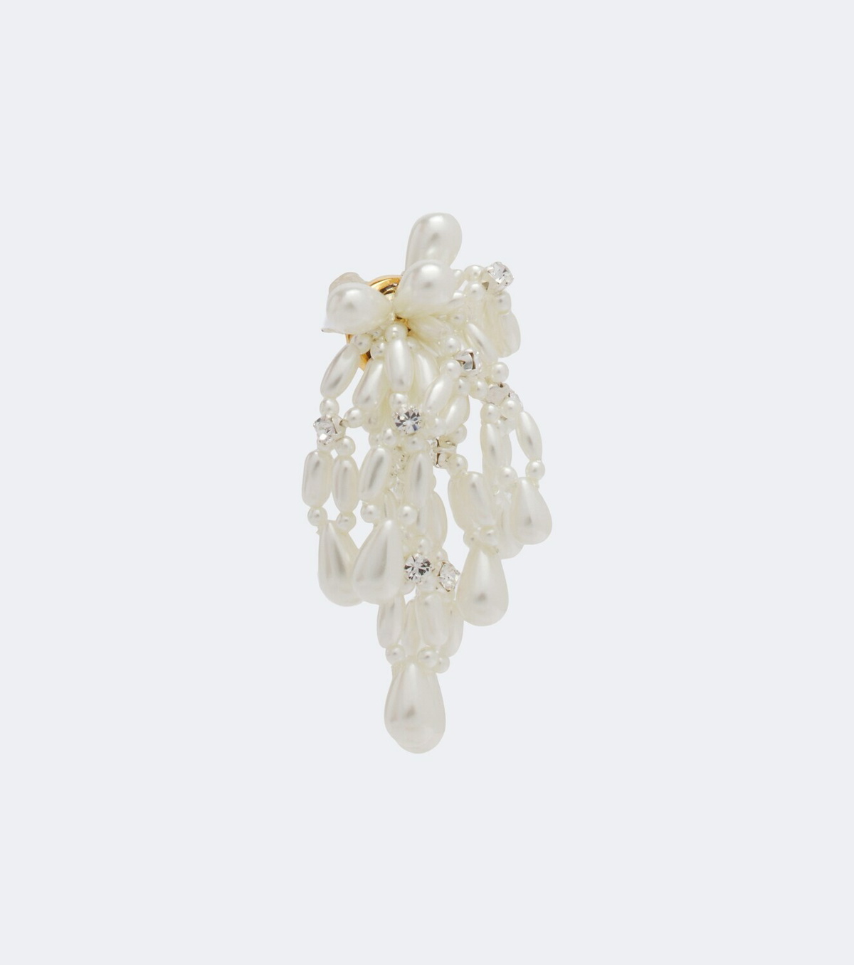 Simone Rocha Crystal-embellished drop earrings