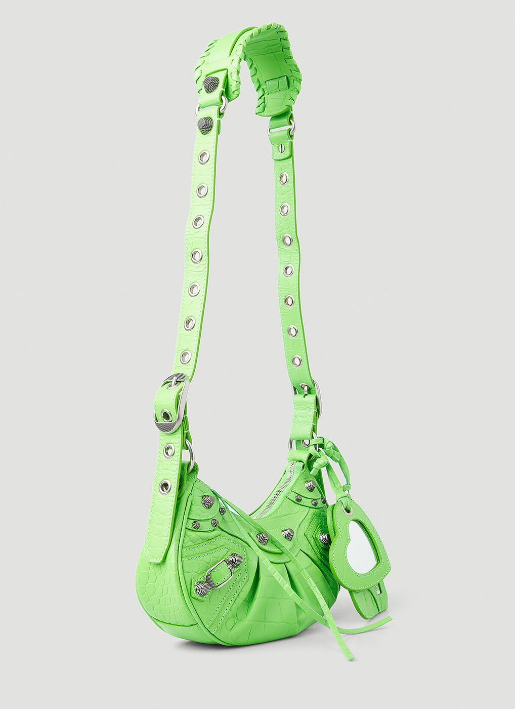 Le Cagole XS Shoulder Bag in Green Balenciaga