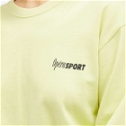 OperaSPORT Women's Clivette Logo Long Sleeve T-shirt in Yellow