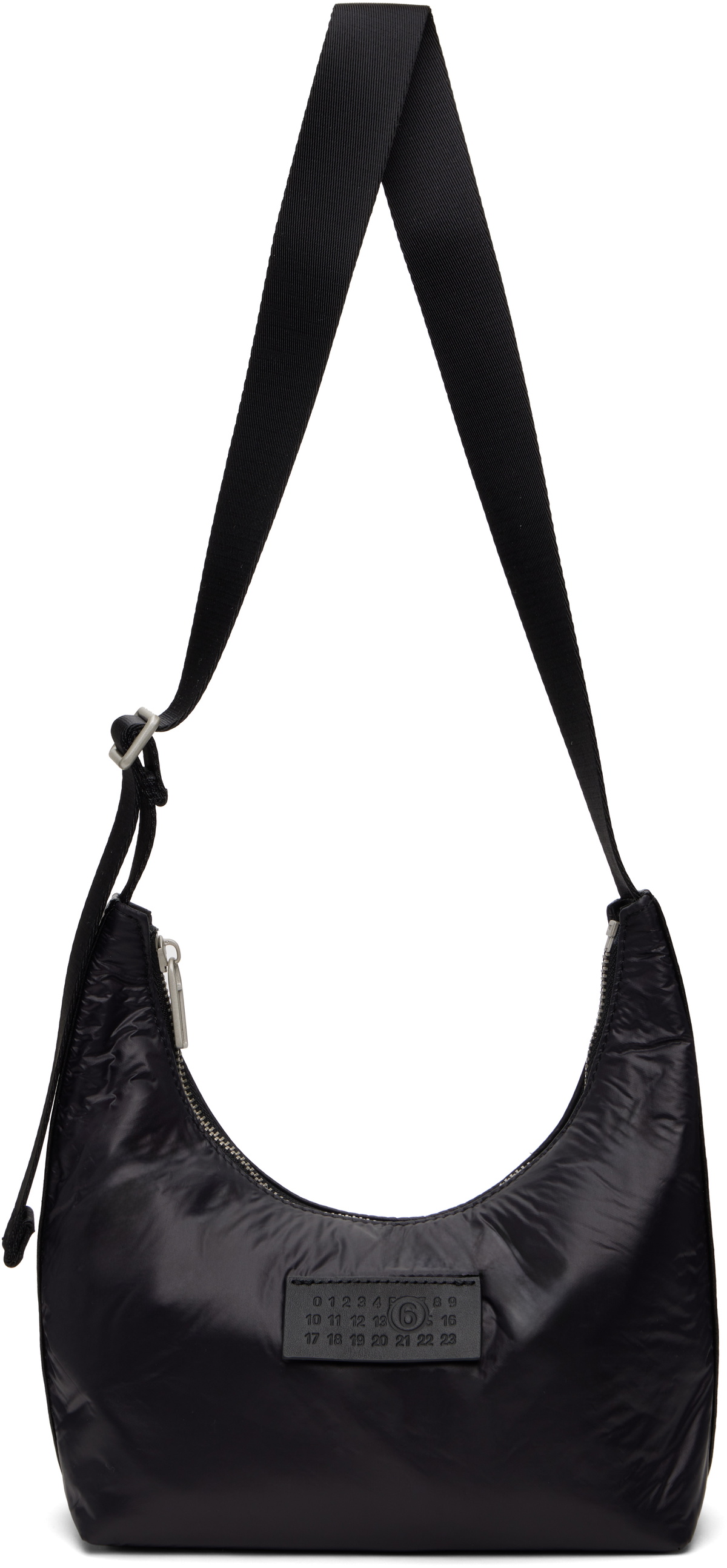 MM6 Maison Margiela Black Nylon Mini Bag