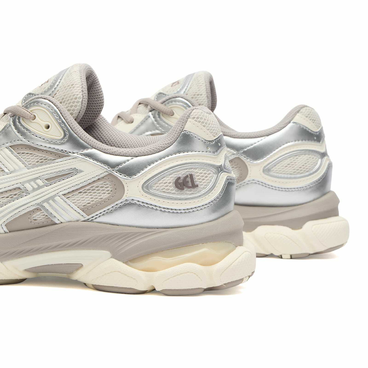 Asics Women's GEL-NYC 2.0 Sneaker in Smoke Grey/Pure Silver