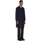 Valentino Navy Wool Coat