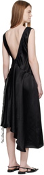 Collina Strada Black Tulip Midi Dress