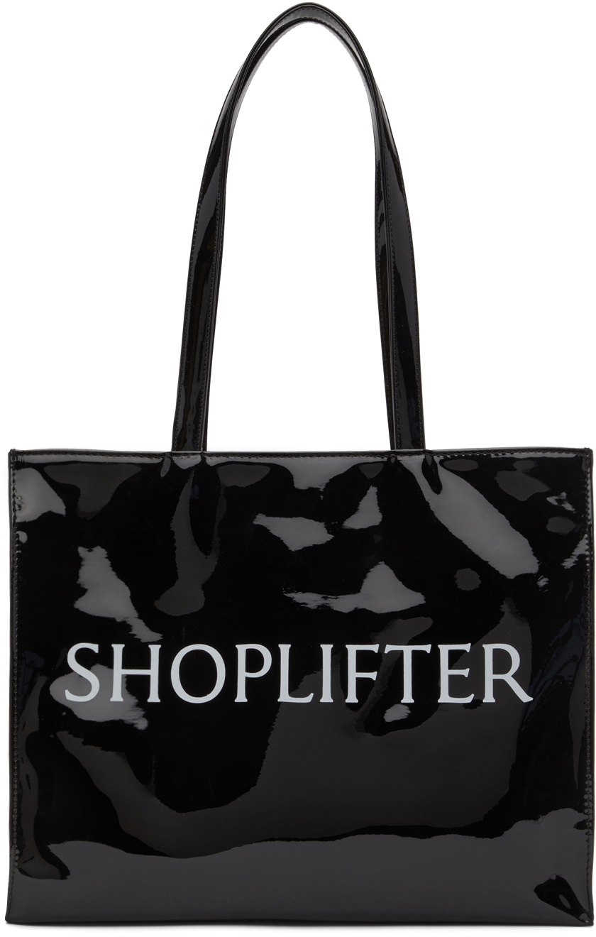 Thames MMXX. Black Shoplifter Tote