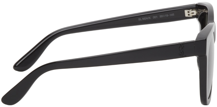 Saint Laurent Black SL M24/K Square Sunglasses Saint Laurent
