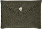 LEMAIRE Khaki Enveloppe Card Holder