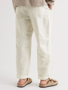 Orlebar Brown - Dunmore Tapered Linen and Cotton-Blend Twill Trousers - White