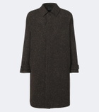 Zegna Wool, silk, and cashmere tweed coat