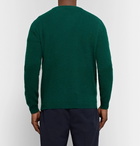 Boglioli - Brushed Wool and Cashmere-Blend Sweater - Men - Forest green