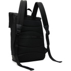 BOSS Black Canvas Flap Backpack