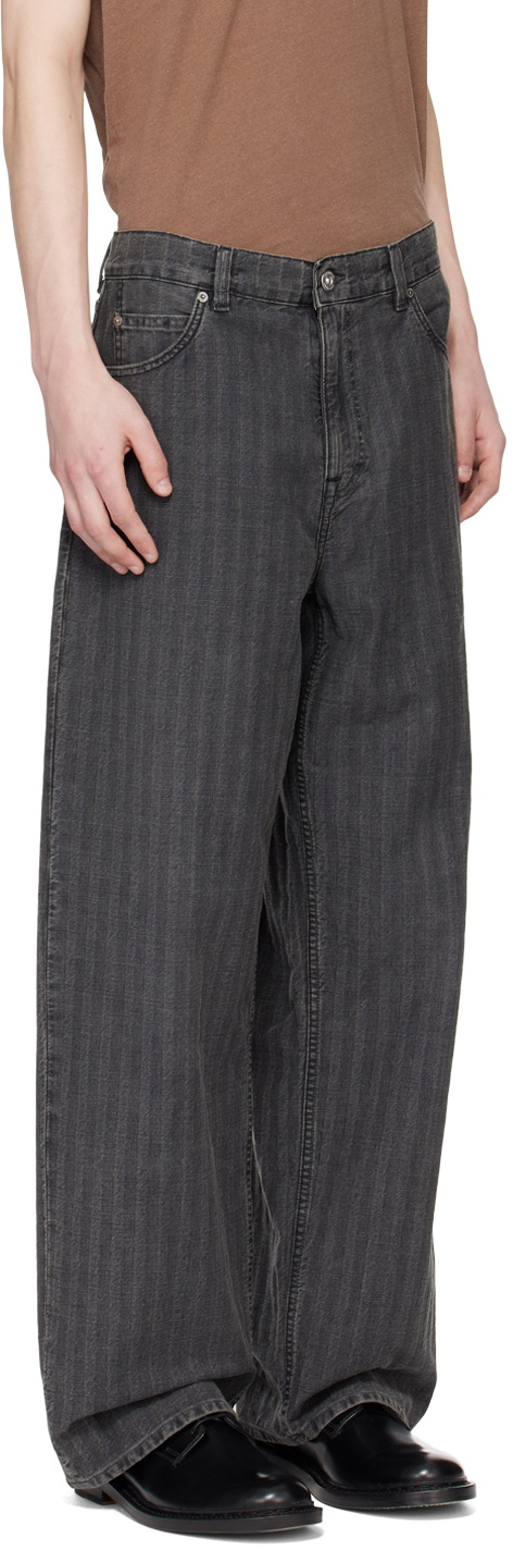 Our Legacy Gray Vast Cut Jeans Our Legacy