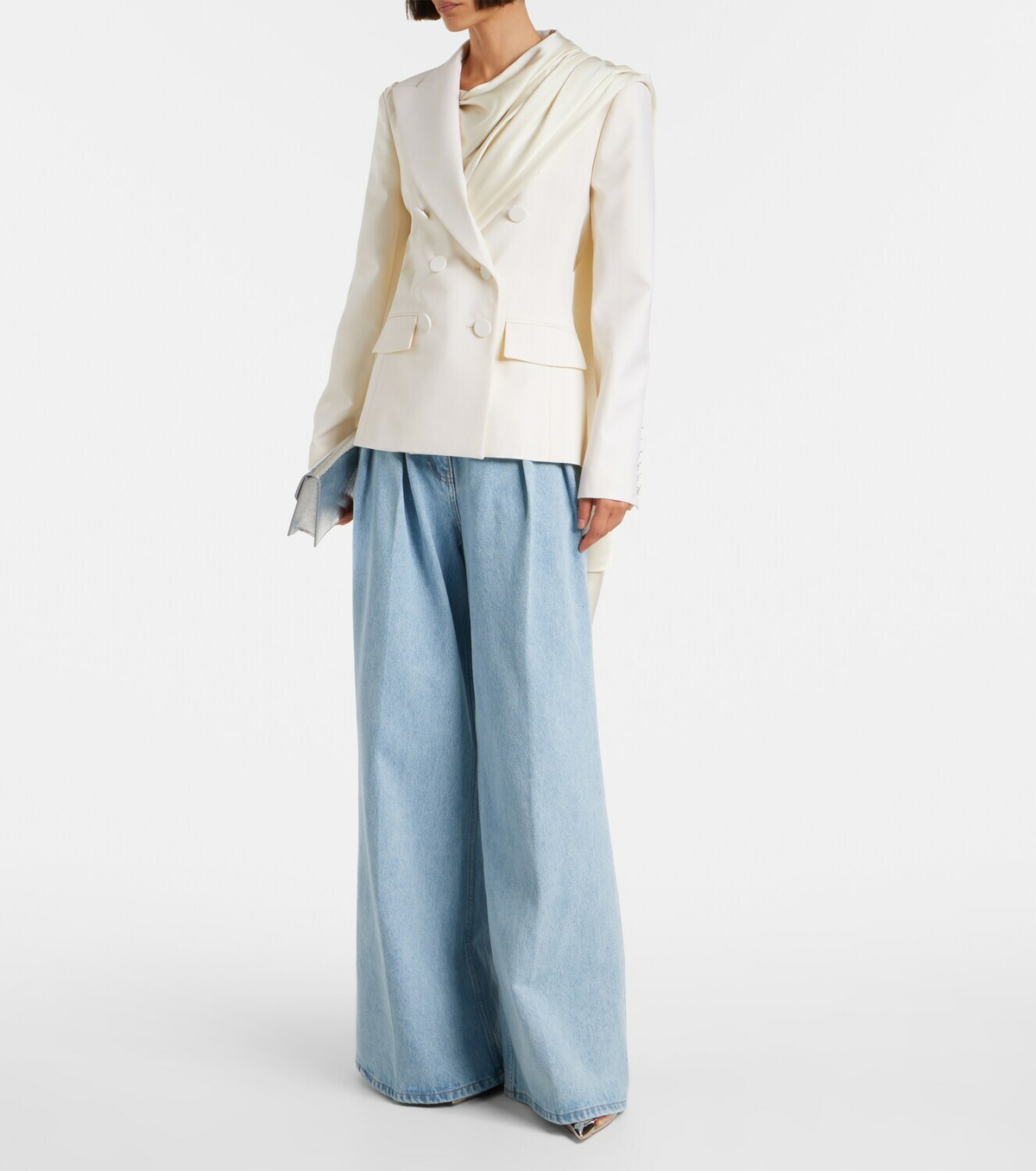Nina Ricci High-rise wide-leg jeans