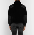 AMIRI - Twill-Panelled Velvet Jacket - Black