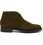 Edward Green - Banbury Suede Desert Boots - Green