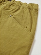 Klättermusen - Ivalde Straight-Leg Belted Cotton-Blend Shorts - Green