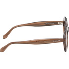 ALAÏA Brown Round Sunglasses
