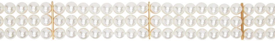 Blumarine White Pearl Belt Blumarine display picture 2