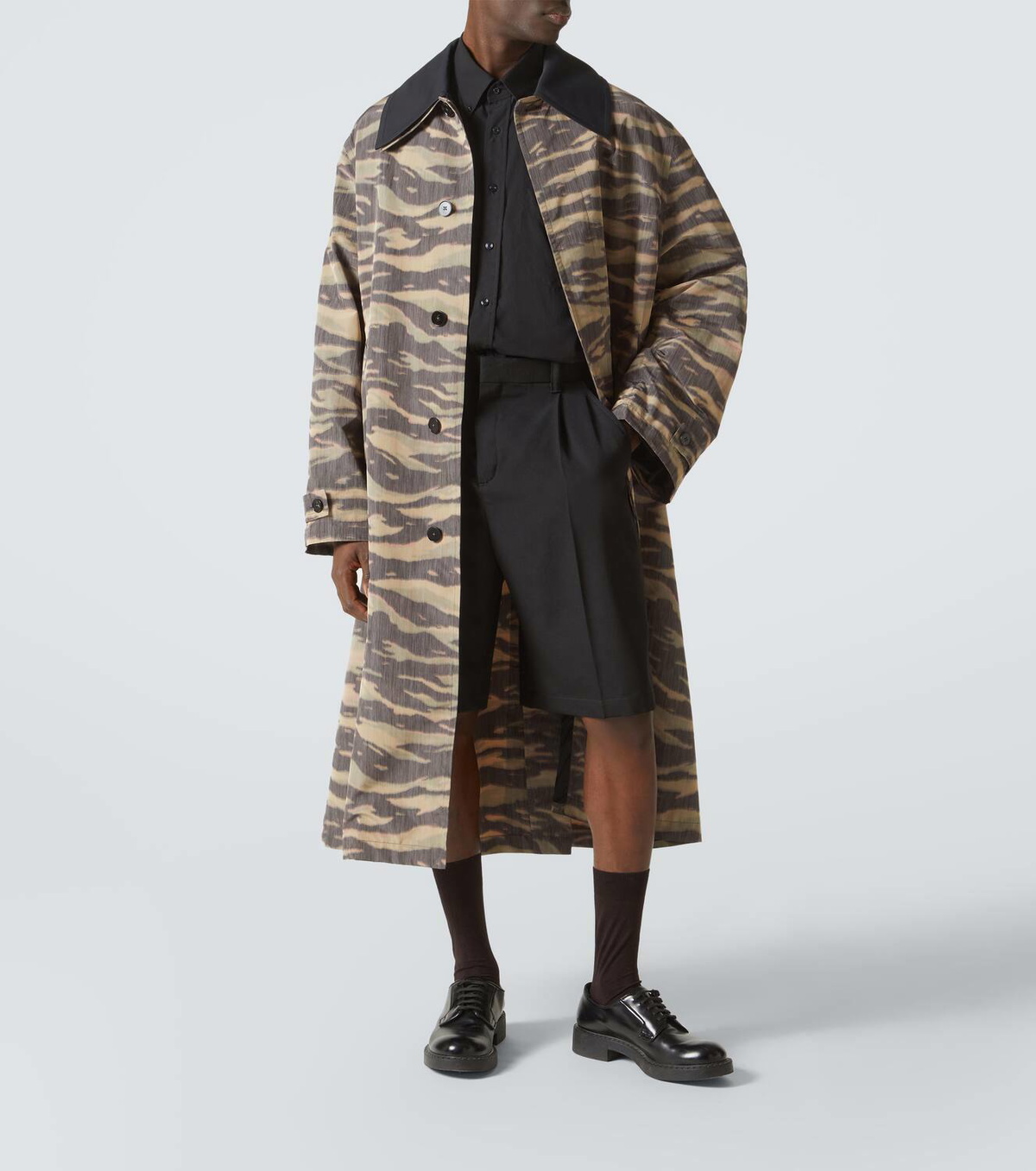 Jil Sander Camouflage car coat