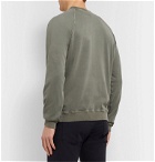 Brioni - Fleece-Back Cotton-Jersey Sweatshirt - Green