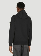 Compass Patch Hooded Sweatshirt in Black