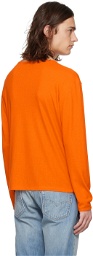 Second/Layer Orange Dias Cortes Long Sleeve T-Shirt