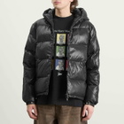 Patta Men's Quilted Script Logo Puffer Jacket in Black