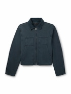Les Tien - Cotton-Jersey Zip-Up Jacket - Black