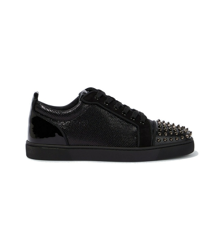 Photo: Christian Louboutin - Louis Junior studded leather sneakers