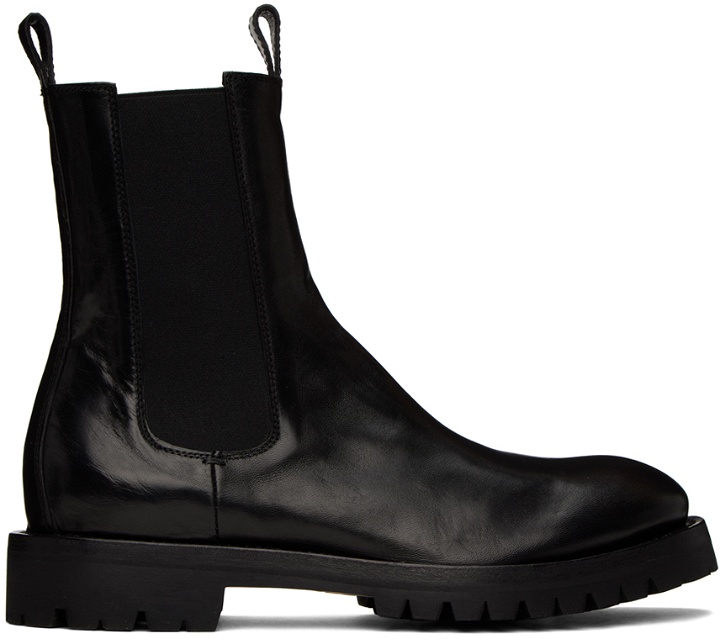 Photo: Officine Creative Black Issey 002 Chelsea Boots