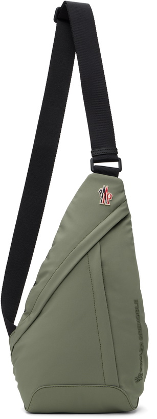 Photo: Moncler Grenoble Khaki Water-Repellent Crossbody Backpack