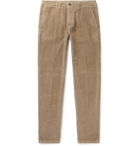 Altea - Slim-Fit Tapered Cotton-Corduroy Trousers - Beige