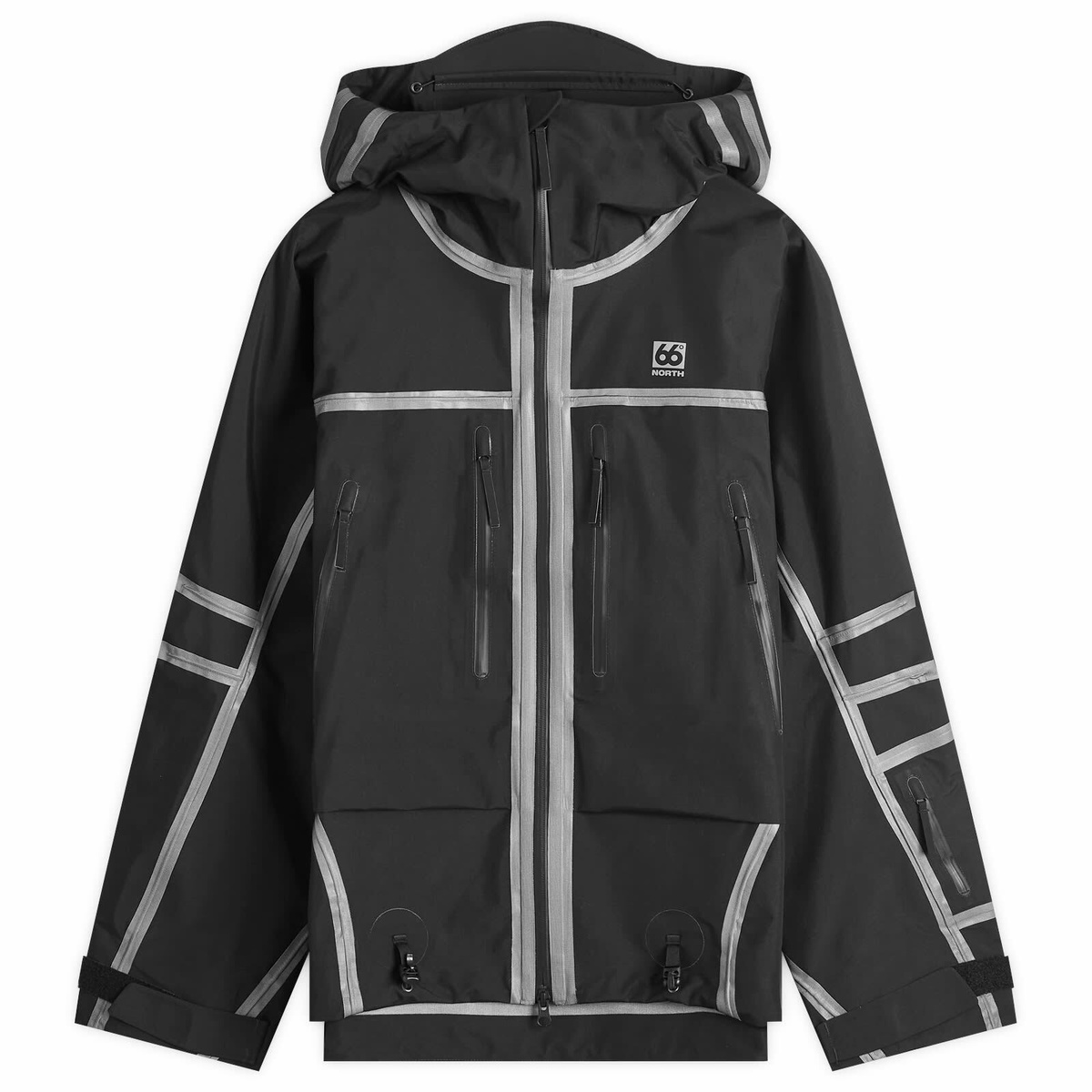 66° North Men's Aegissida Shell Jacket in Black 66° North