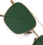 Cubitts - Collier Square-Frame Gold-Tone Sunglasses - Gold