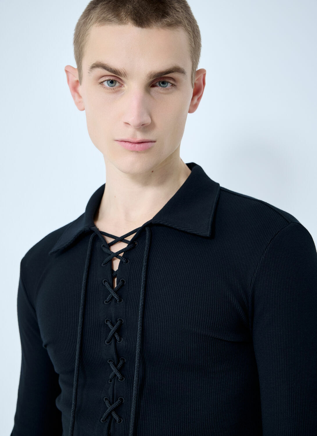 Dolce & Gabbana Jersey Polo Sweater