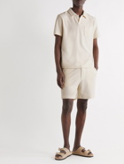 Mr P. - Organic Cotton-Terry Polo Shirt - Neutrals