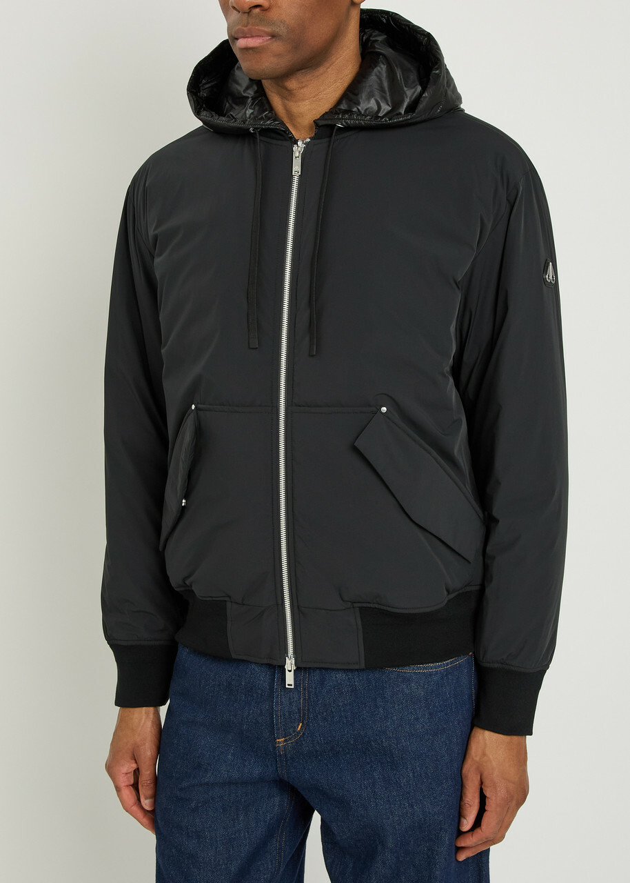 Moose Knuckles Brixton Padded Shell Jacket Black