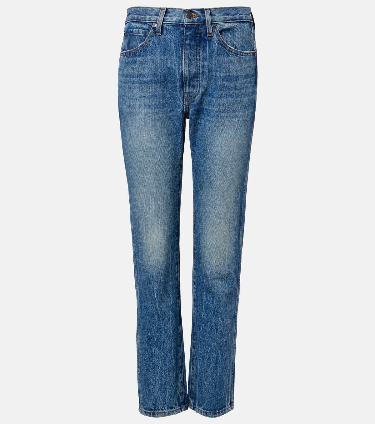 Khaite Finley cropped straight jeans