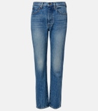 Khaite Finley cropped straight jeans